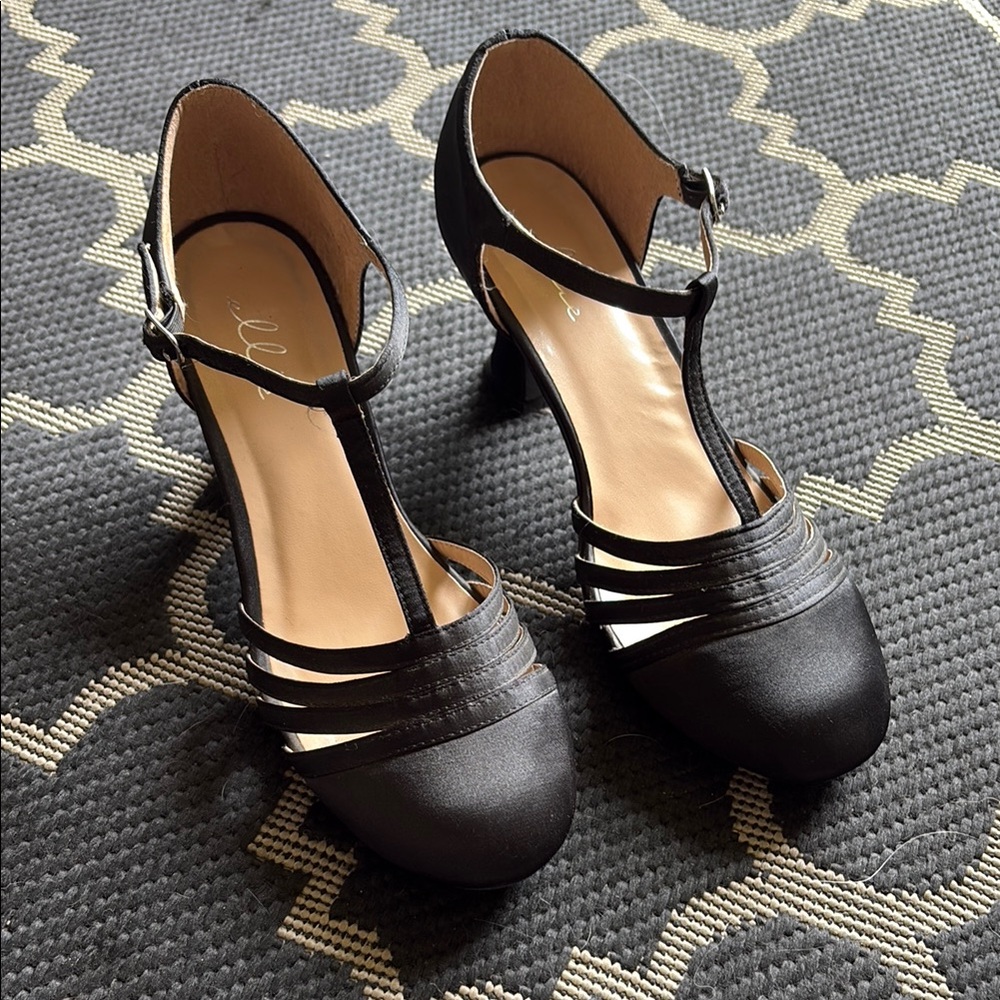 Ellie T-Strap Heels